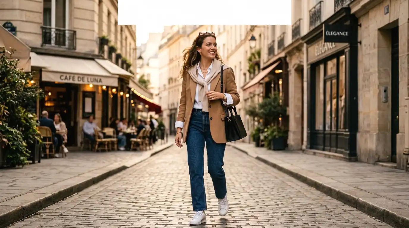 how to layer blazer