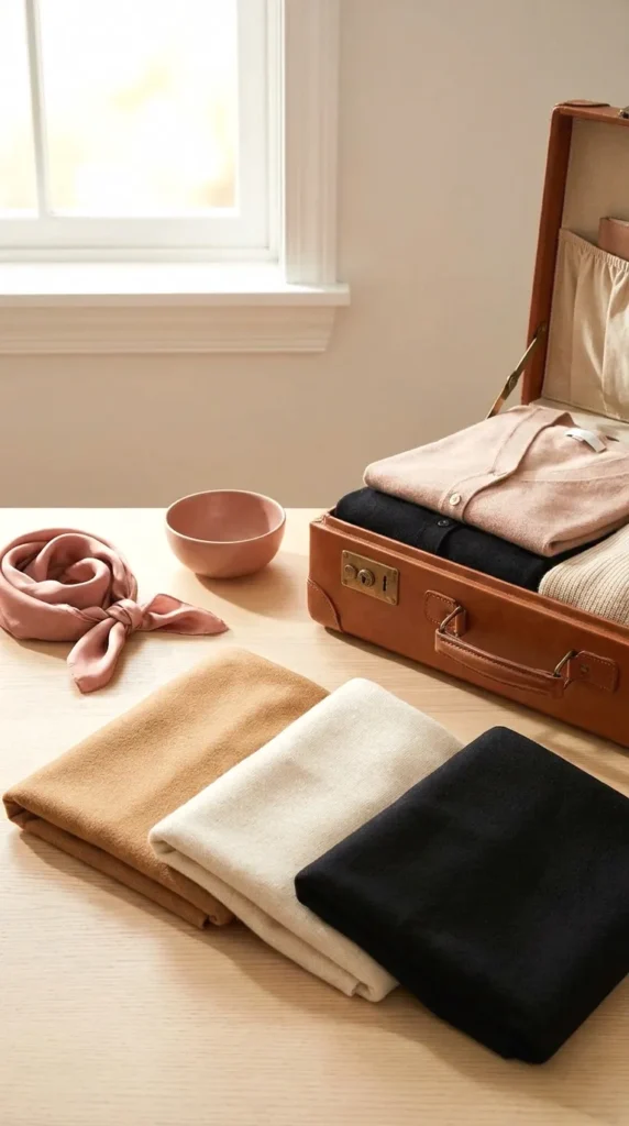 petite capsule wardrobe for travel 