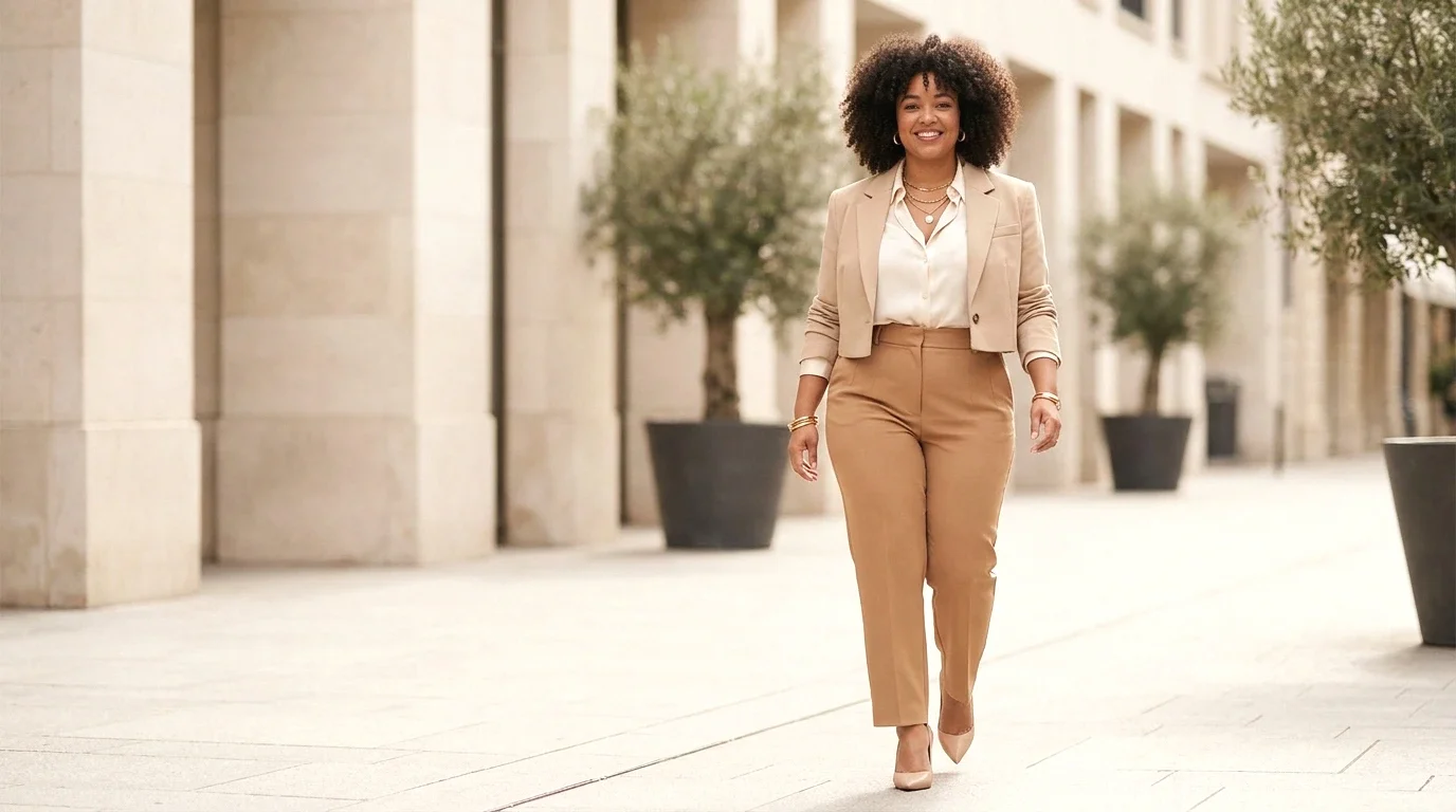 Petite Plus Size Styling Tricks: How to Use Vertical Lines to Look Taller and Leaner
