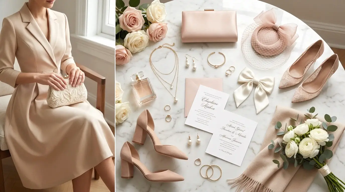 How to Accessorize a Petite Wedding Guest Dress Without Looking Busy